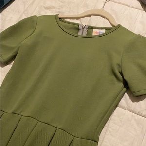 Olive color dress